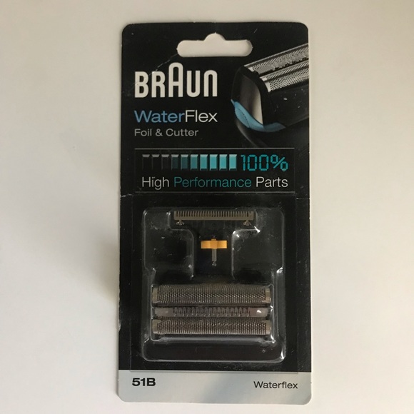 New Braun waterflex foil + cutter replacement 51B - Picture 1 of 3